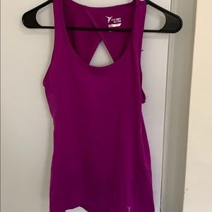 Purple active wear tank top